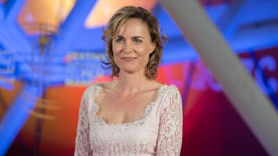 Radha Mitchell attends the tribute to US actor and director Robert Redford during the 18th annual Marrakech International Film Festival. EPA