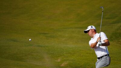 Justin Thomas of the United States hits a bunker shot on the 8th hole during a practice round prior to the 146th Open Championship at Royal Birkdale on July 18, 2017 in Southport, England. Gregory Shamus/Getty Images