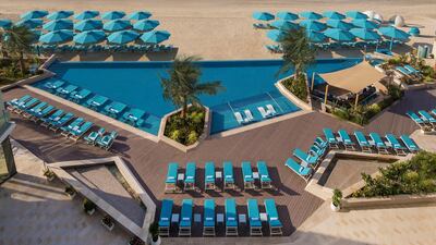 The Retreat on the Palm offers impressive city views across Dubai. Courtesy The Retreat Palm Dubai MGallery by Sofitel