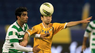 Ali Reza Khalatbari, right, has joined Al Wasl for six months.