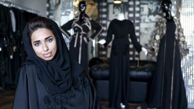 Sara Al Madani, Creative Director, Rouge Couture. Photo Reem Mohammed / The National