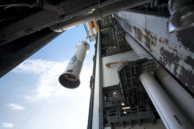 A NASA Centaur upper stage similar to the 1966 rocket that is suspected of being 2020 SO. AFP