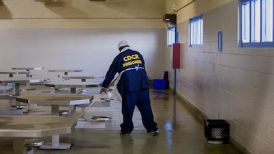 An inmate in California, where the US Supreme Court has said that prison health care is so bad it amounts to cruel and unusual punishment. Sam Hodgson / Bloomberg