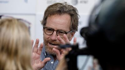Actor Bryan Cranston speaks to the media at the premiere of 'In The Heights'. EPA