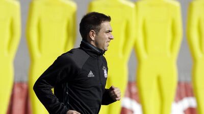 Philipp Lahm will be making his 503rd Bayern Munich appearance against Arsenal on Wednesday night. Matthias Schrader / AP Photo