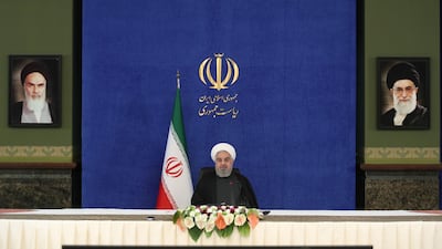 Iranian President Hassan Rouhani at a meeting in Tehran on December 26, 2020. AFP Photo / HO / Iranian Presidency
