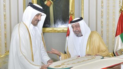 The meeting was attended by H.H. Sheikh Tahnoun bin Mohammed Al Nahyan, Abu Dhabi Ruler’s Representative in the Eastern Region, H.H. Sheikh Hazza bin Zayed Al Nahyan, National Security Advisor, H.H. Lt. General Sheikh Saif bin Zayed Al Nahyan, Deputy Prime Minister and Minister of the Interior, H.H. Sheikh Mansour bin Zayed Al Nahyan, Deputy Prime Minister and Minister of Presidential Affairs, H.H. Sheikh Hamed bin Zayed Al Nahyan, Chief of Abu Dhabi Crown Prince’s Court, Chairman of Higher Corporation for Specialised Economic Zones (ZonesCorp) (Chairman of Etihad Airways) (Managing Director of Abu Dhabi Investment Authority (ADIA), H.H. Sheikh Omar bin Zayed Al Nahyan, Deputy Chairman of the Board of Trustees of the Zayed bin Sultan Al Nahyan Charitable and Humanitarian Foundation, H.H. Sheikh Khalid bin Zayed Al Nahyan, Deputy Chairman of Etihad Airways, and H.H. Dr. Sheikh Sultan bin Khalifa Al Nahyan, Advisor to the U.A.E. President.