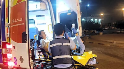 Pavlova Svetlana, 30, from Tatarstan and her 6-year-old son spent three nights in hospital after becoming ill. Courtesy Andriy Voronin