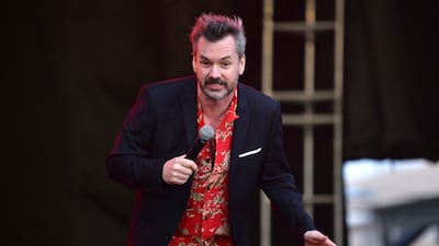 Jim Jefferies at the Netflix Is A Joke Festival 2024 in Los Angeles. AFP
