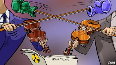 Our cartoonist's take on the possible resumption of US-Iran negotiations on returning to the 2015 nuclear deal