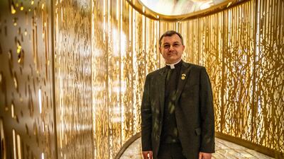 The pavilion is also home to a recreation of Michaelangelo’s 'The Creation of Adam'. The original image adorns the ceiling of the Sistine Chapel in Vatican City.