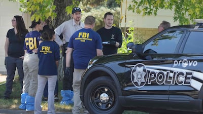 Special agents were trying to serve a warrant at the home of Craig Robertson in Provo, Utah.