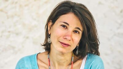 Claire Hajaj. The writer’s first and only draft of ‘The Water Thief’ was stolen in Beirut. She had to pay a ransom to get it back. Photo by Oscar Guille