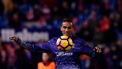 Danilo, seen here training as a Real Madrid player in November 2016, has joined Manchester City. Gerard Julien / AFP