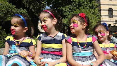Syrian children having their faces painted as they celebrate Eid Al Fitr, that marks the end of the Muslims’ holy month of Ramadan, in Damascus, Syria. Most Muslims around the world are celebrating the three day festival marking the end of the holy fasting month of Ramadan, known as Eid al-Fitr, and celebrated with prayers, readings from the Quran, and gatherings with family and friends. Youssef Badawi / EPA