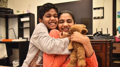 Alia pictured with her youngest brother Ayaan. Courtesy Ali family