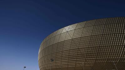 General view of the Lusail Stadium on the outskirts of Qatar's capital Doha. AFP