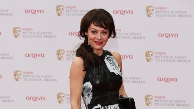 The late actress Helen McCrory attends the British Academy Television Awards 2013 in London