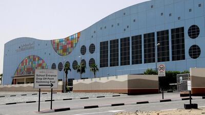 GEMS World Academy in Al Barsha South, Dubai, is one of Emirates Reit properties. Jeffrey E Biteng / The National