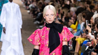 Bright pink at Erdem