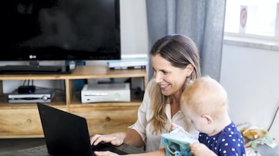 Working from home affords greater flexibility and improves personal relationships, according to the Cisco study. Reem Mohammed / The National