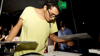 DJ Salar Ansari wants to make his mark as a DJ despite the difficulties. Courtesy Salar Ansari