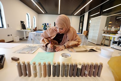 Reem Al Mubarak works with objects that are often overlooked. Chris Whiteoak / The National