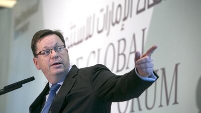 Alex Thursby, the new chief executive of NBAD, says the bank’s wholesale network would focus on eight banking centres within the economic bloc, which stretches from Lagos in the West to Tokyo in the East. Silvia Razgova / The National