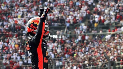Race winner Max Verstappen of Netherlands and Red Bull Racing celebrates in parc ferme during the Formula One Grand Prix of Mexico at Autodromo Hermanos Rodriguez on October 29, 2017 in Mexico City, Mexico. AFP