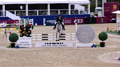 Action from Day 2 of FBMA International Show Jumping Cup. Courtesy FBMA International Show Jumping Cup