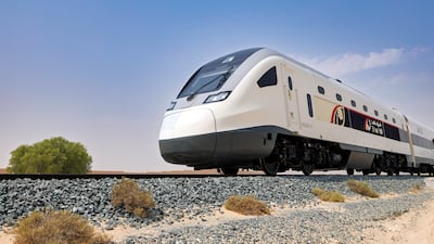 Etihad Rail's passenger network is expected to be launched next year. Wam