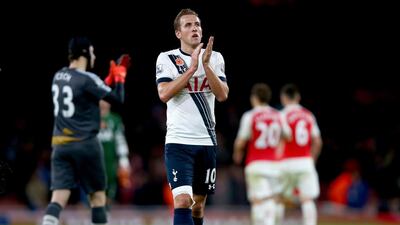 Tottenham striker Harry Kane has been key to his team's success this season and will likely play a major role in Saturday's north London derby. Clive Rose /Getty Images