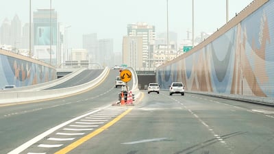 Slight winds may cause a dusty atmosphere in Abu Dhabi on Tuesday. Victor Besa/The National