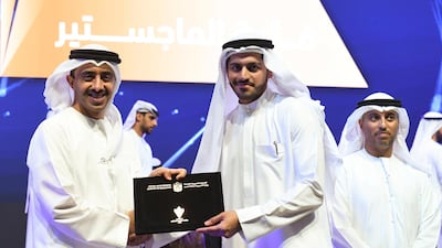 A graduate is honoured at the Exchange Students Forum 2018. WAM