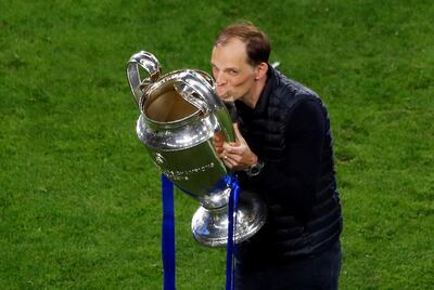 Chelsea manager Thomas Tuchel after winning the 2021 Champions League final. The German would be sacked little over a year later. Reuters