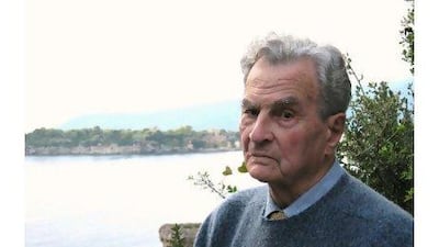 Writer Patrick Leigh Fermor, who died on June 10 at the age of 96, is pictured here at his home at Kardamyli in the Mani. Courtesy of Justin Marozzi