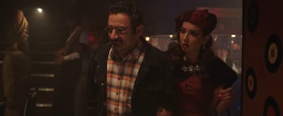 Brando El Sharq features Georges Khabbaz and Amal Arafa as well as several surprise cameos by Arab stars. Photo: MBC Shahid