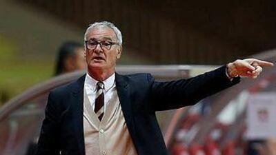 Monaco coach Claudio Ranieri. Valery Halche / AFP