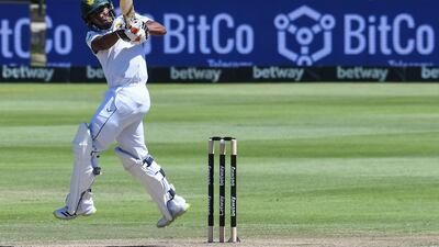 South Africa's Keegan Petersen hit 72 off 166 balls. AFP