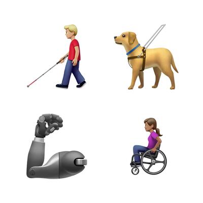 A selection of the new emojis released by Apple. Courtesy Apple