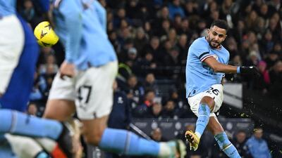 Riyad Mahrez - 9: Gave Lewis Hall a really hard time, luring the left-back into the foul then scoring an exquisite free-kick for the opener. Also held the ball up well before releasing Walker in the build-up to Foden’s goal. Bent a strike agonisingly wide but then scored from the penalty spot. AFP