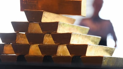 The gold price has been on a rising track for over two years. Arne Dedert / AFP