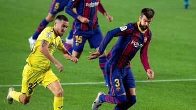 Gerard Pique – 7, Pique was a commanding presence and he made a couple of key interceptions on the rare occasions Villarreal ventured forward. Made one particularly vital clearance before the hour mark, and late on even popped up at the other end with a neat flick. EPA