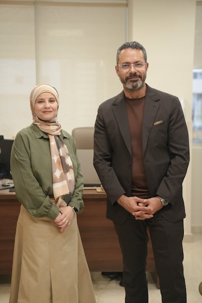 Egyptian heart patient Ola Mahmoud Ali and cardiac specialist Dr Mohammed Magdy. Photo: MedCare