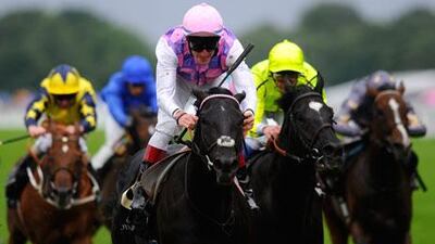 Johnny Murtagh riding Thomas Chippendale wins the Hardwicke Stakes at Royal Ascot. Alan Crowhurst / Getty Images