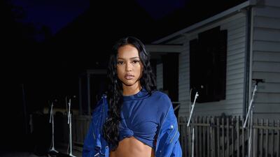 Karrueche Tran in Pyer Moss. Photo / Getty