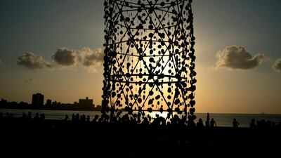 American and international artists have flocked to Havana's Biennial. AP Photo