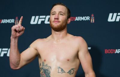 Justin Gaethje is renowned as one of the most exciting fighters in any weight class. AP