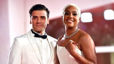 Oscar Isaac and Tiffany Haddish star in American crime drama 'The Card Counter'. EPA