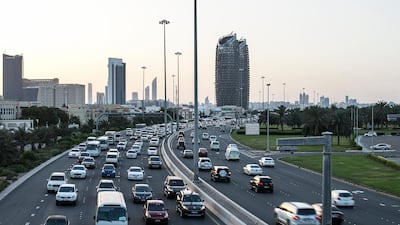 Motorists in Abu Dhabi. Mona Al Marzooqi / The National